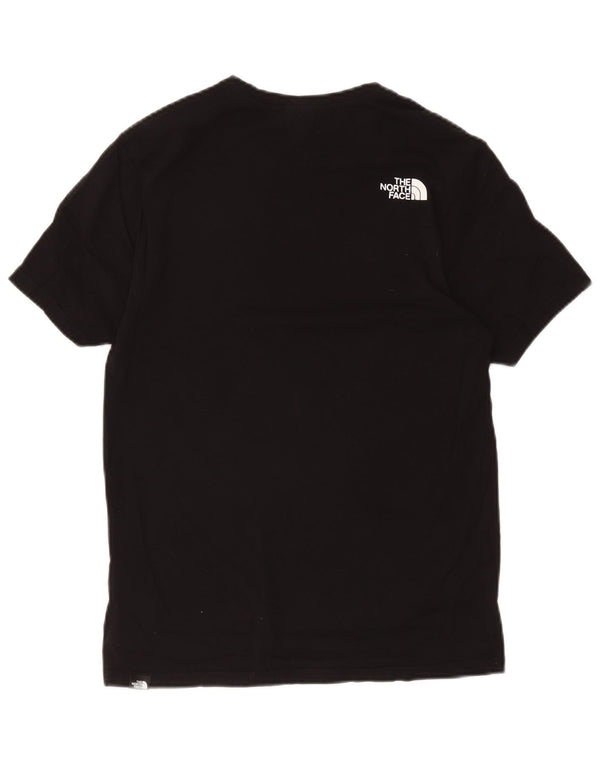 Мужская футболка с рисунком The North Face, маленький черный хлопковый топ