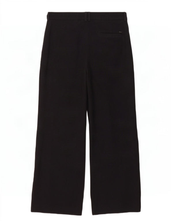 Tommy Hilfiger Womens Wide Leg Suit Trousers US 10 Large W32 L30 Navy Blue