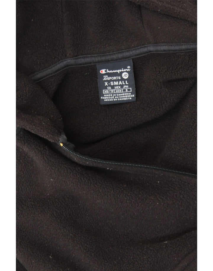 Женский флисовый джемпер оверсайз с капюшоном CHAMPION UK 6 XS, черный