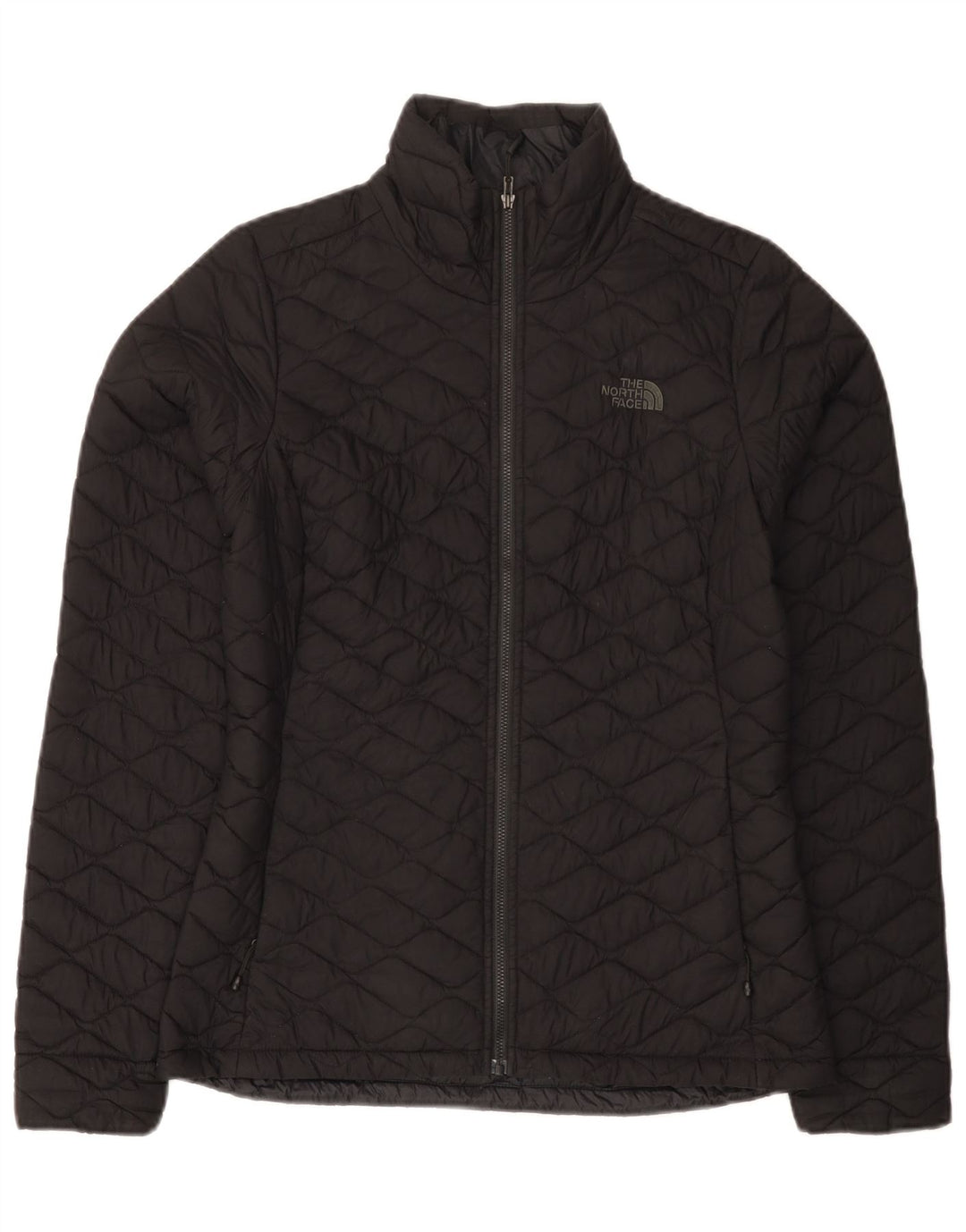 Женская стеганая куртка The North Face UK 10, маленькая, черный нейлон
