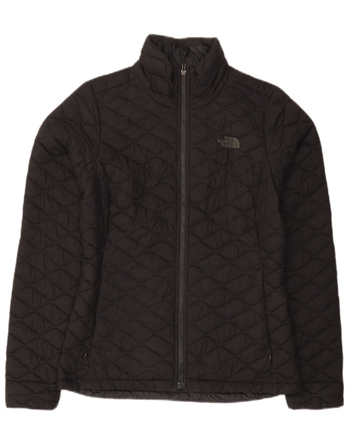 Женская стеганая куртка The North Face UK 10, маленькая, черный нейлон