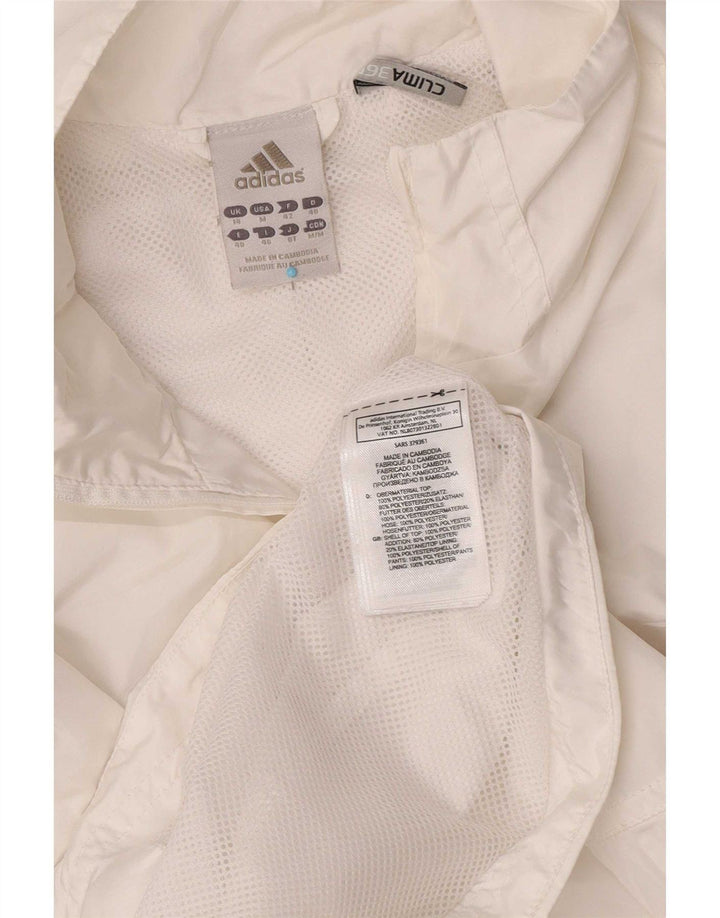 Женская спортивная куртка Adidas Clima 365 UK 14, средний белый полиэстер