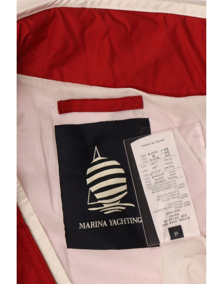 MARINA YACHTING Женская куртка с капюшоном IT 48 XL Красный Полиэстер