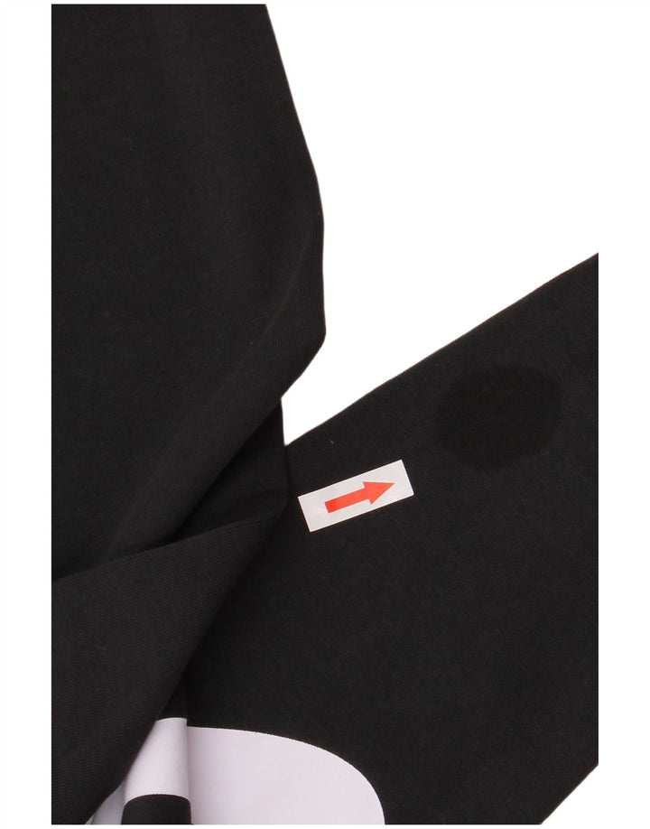 Женские леггинсы с рисунком Nike UK 8, маленькие черные хлопковые