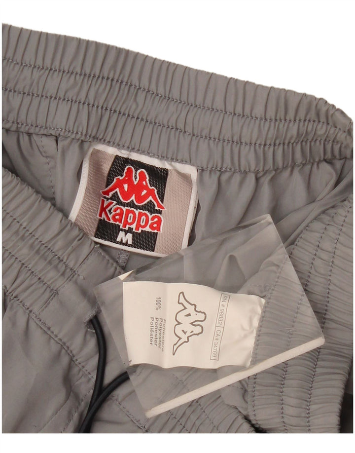 Мужские спортивные шорты Kappa из полиэстера среднего серого цвета