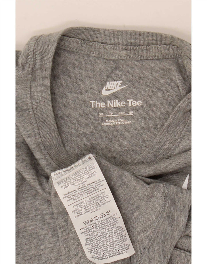 Мужская футболка с рисунком Nike Top XS, серый хлопок