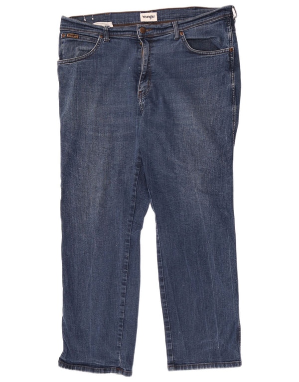 Мужские прямые джинсы Wrangler Texas W40 L30, синий хлопок