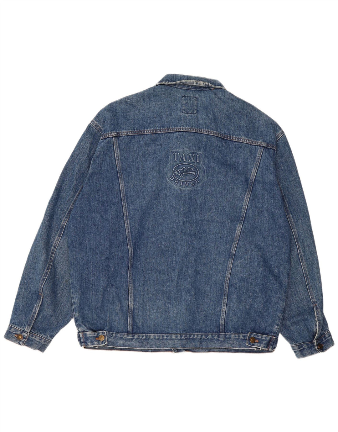 Мужская джинсовая куртка VINTAGE UK 42 XL, синяя, хлопок