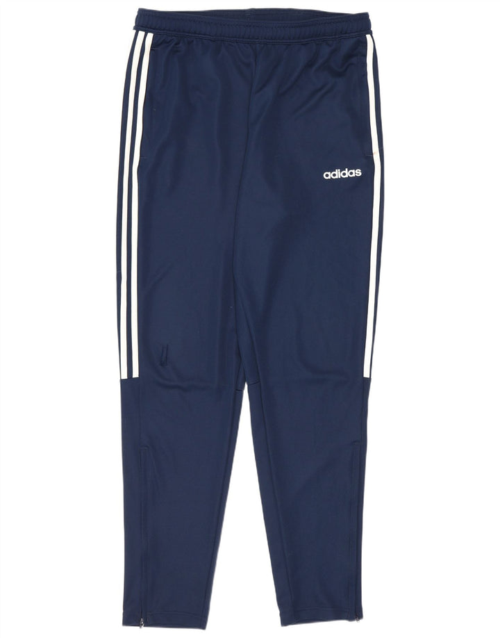 Мужские спортивные брюки Adidas Aeroready, большие темно-синие брюки из полиэстера