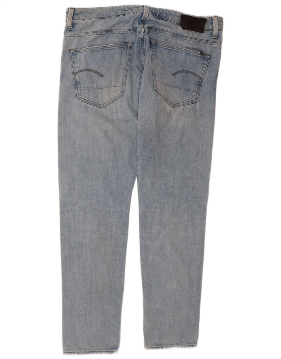 Мужские потертые узкие джинсы G-STAR W36 L32, синий хлопок