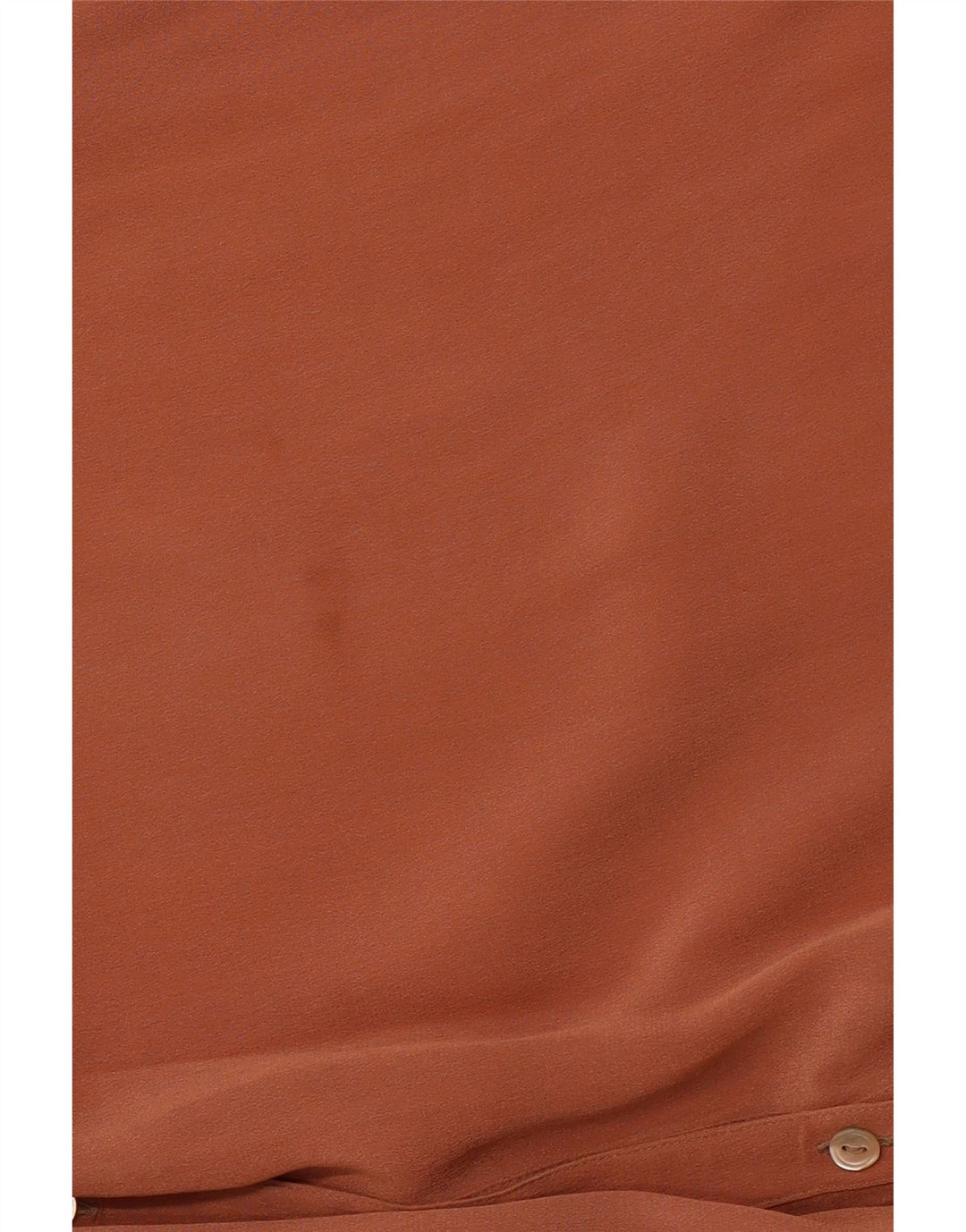 VINTAGE Женская блузка-рубашка свободного кроя с длинным рукавом IT 46, большая коричневая