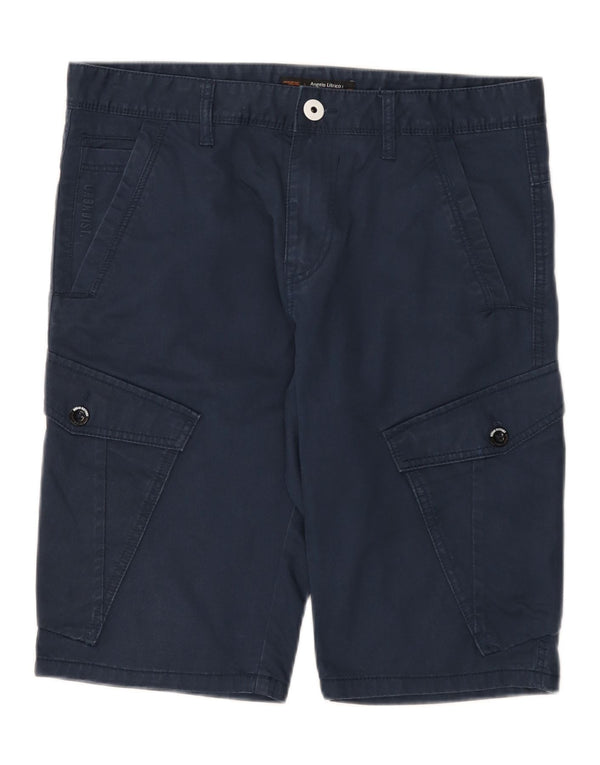 Мужские шорты-карго Angelo Litrico W34, большие, темно-синие, хлопок