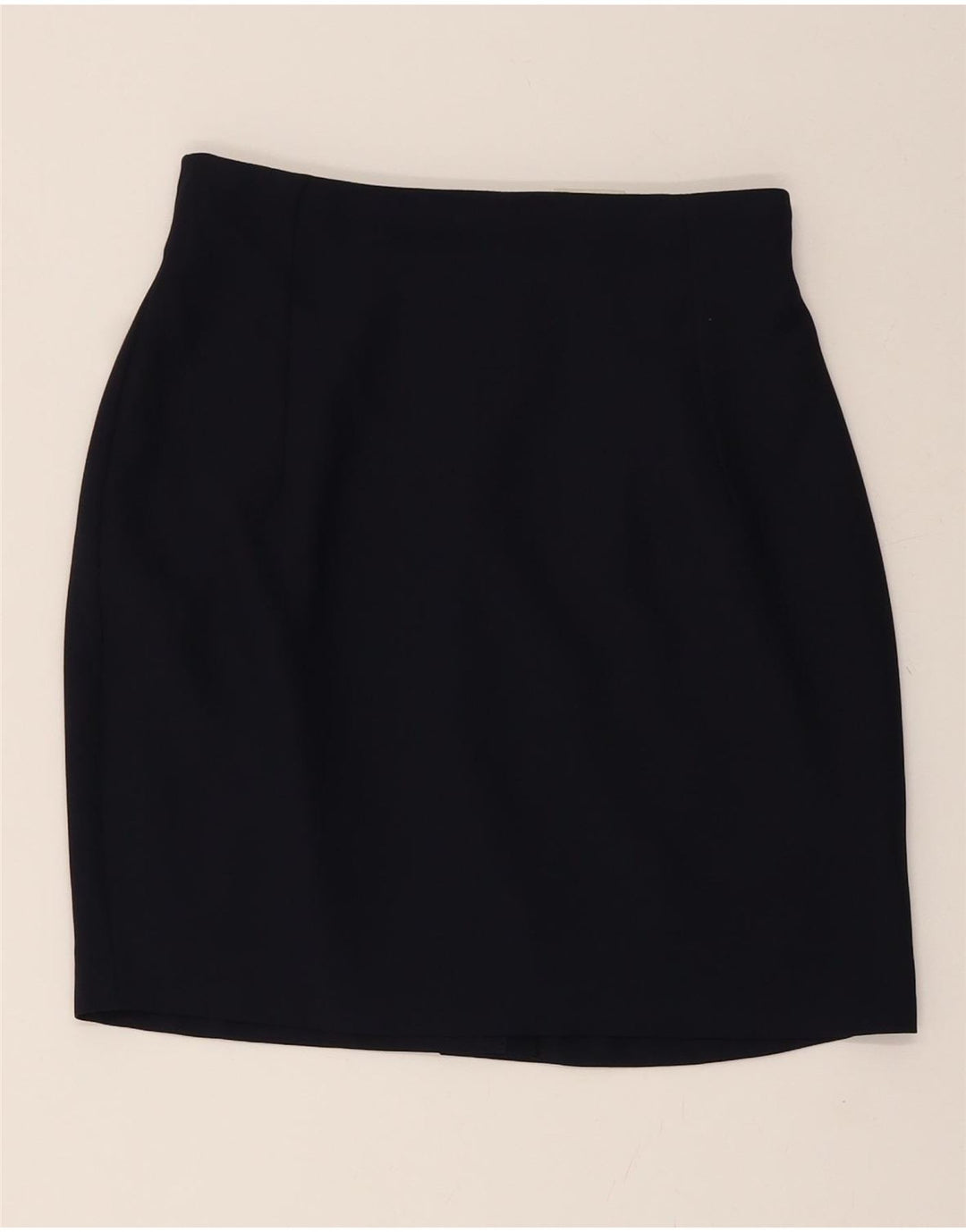 ST. BERNARD Womens Pencil Skirt UK 12 Medium W26  Navy Blue Vintage St. Bernard and Second-Hand St. Bernard from Messina Hembry 