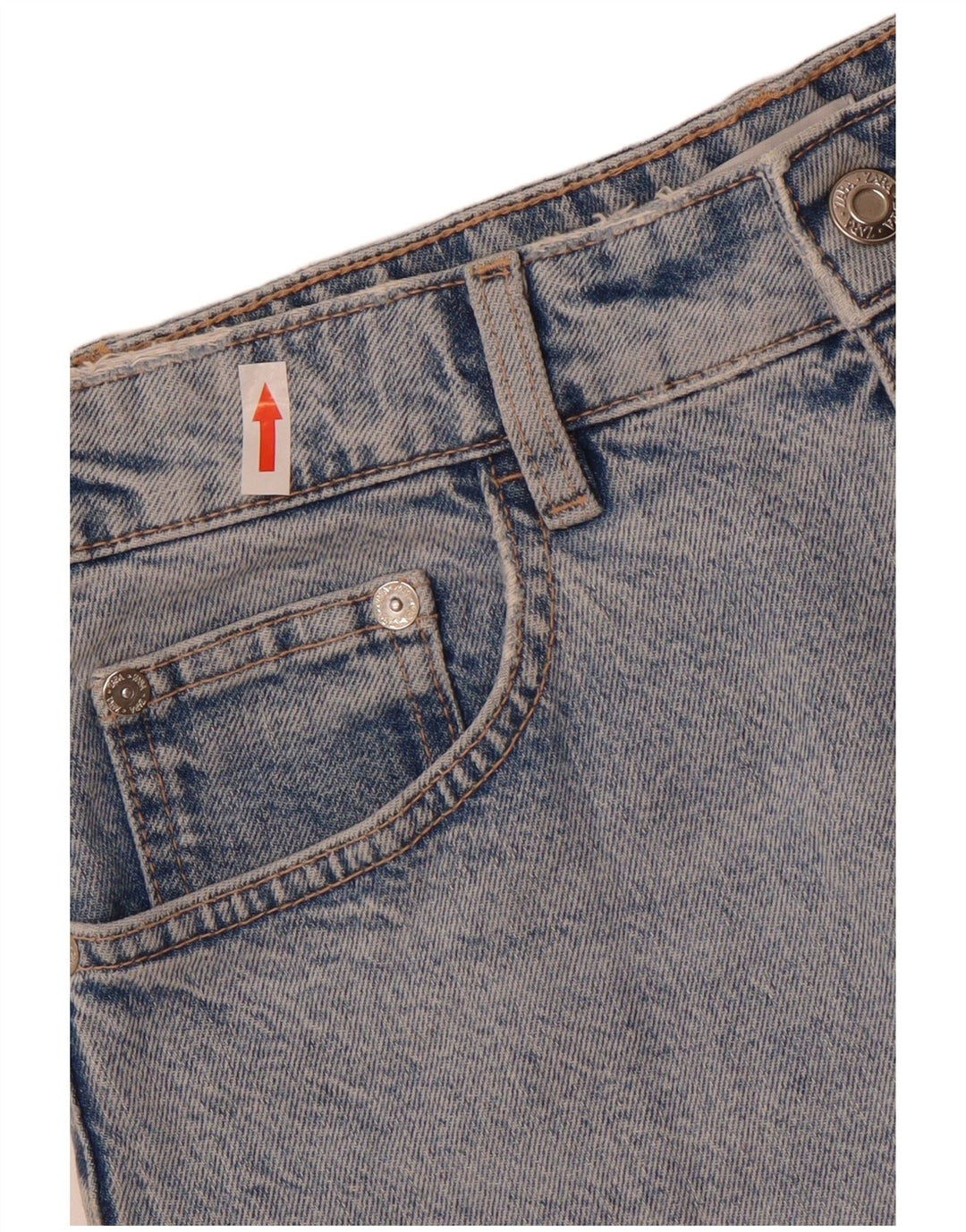 Женская джинсовая юбка Zara Medium W28, синяя, хлопок