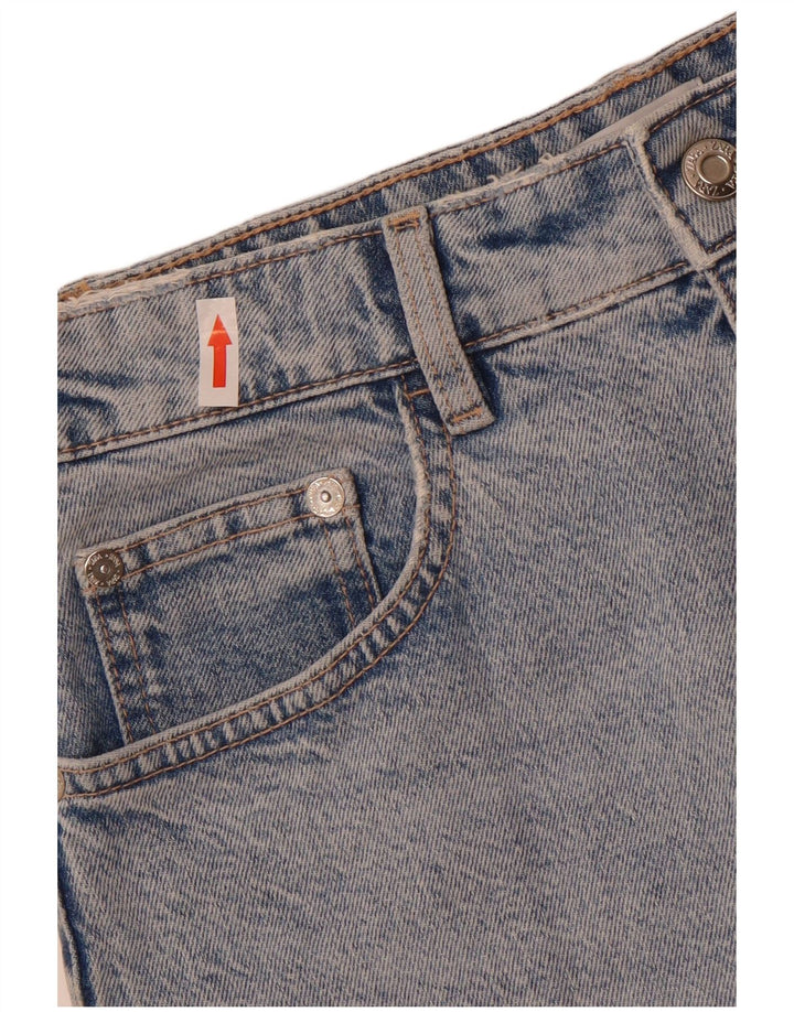 Женская джинсовая юбка Zara Medium W28, синяя, хлопок