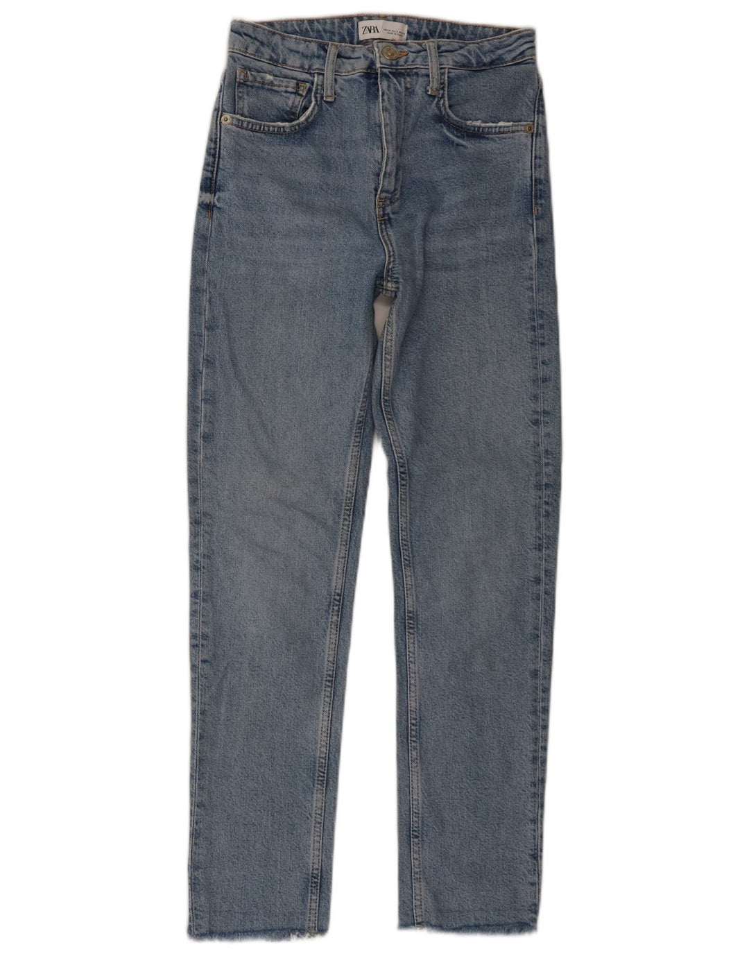 Женские узкие джинсы ZARA EU 34 2XS W24 L27 Синие