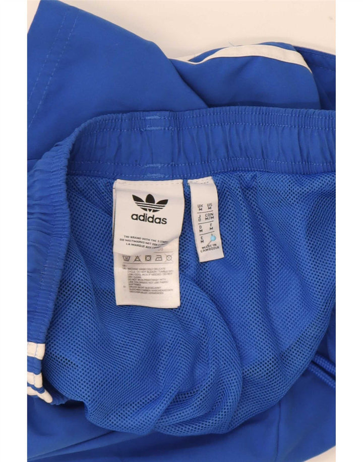 Мужские спортивные шорты Adidas среднего синего цвета из полиэстера