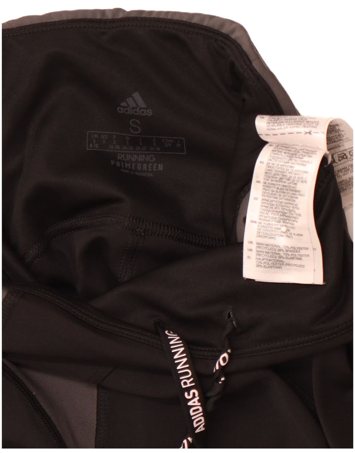 Женские леггинсы ADIDAS Aeroready UK 8/10, маленькие черные с цветными блоками