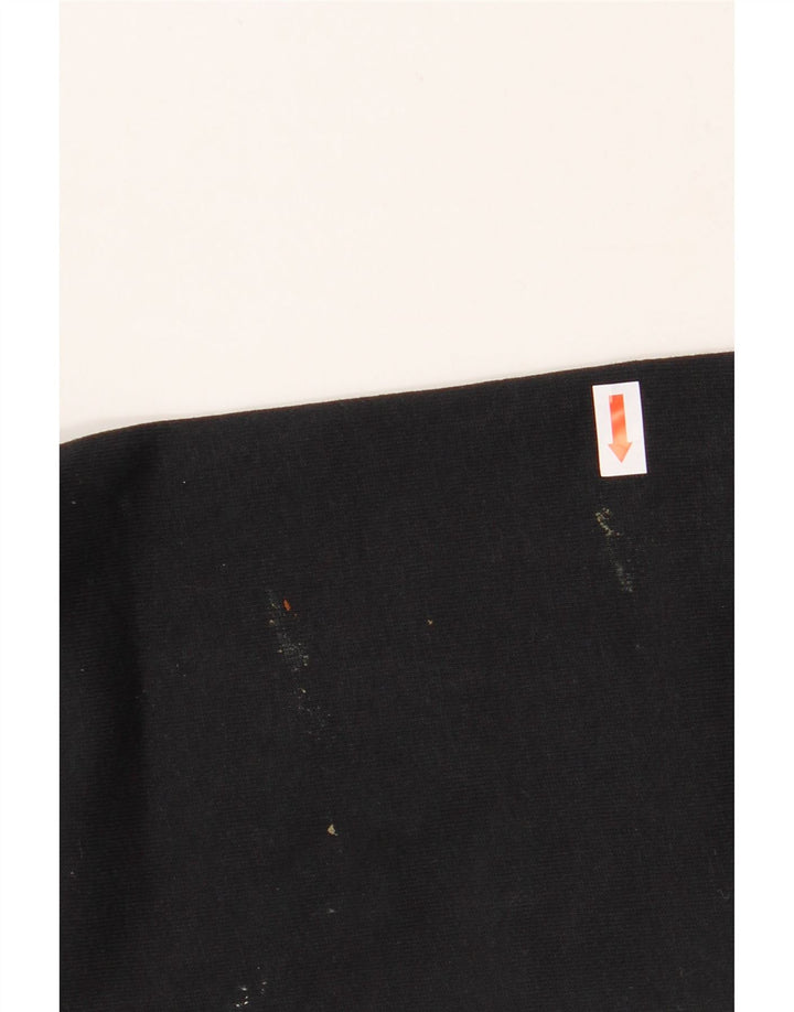 NIKE Mens Graphic Hoodie Jumper Medium Black Cotton Vintage Nike and Second-Hand Nike from Messina Hembry 