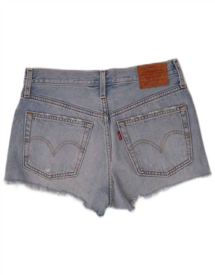 Женские джинсовые шорты Levi's 501 W25, маленькие синие, хлопок