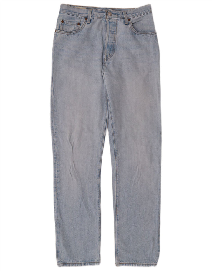 Женские прямые джинсы LEVI'S W28 L30 синие, хлопок