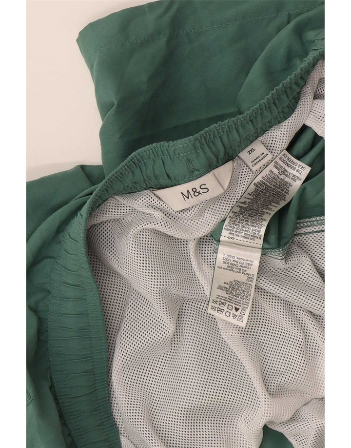 Мужские шорты для плавания Marks & Spencer 2XL, зеленый полиэстер