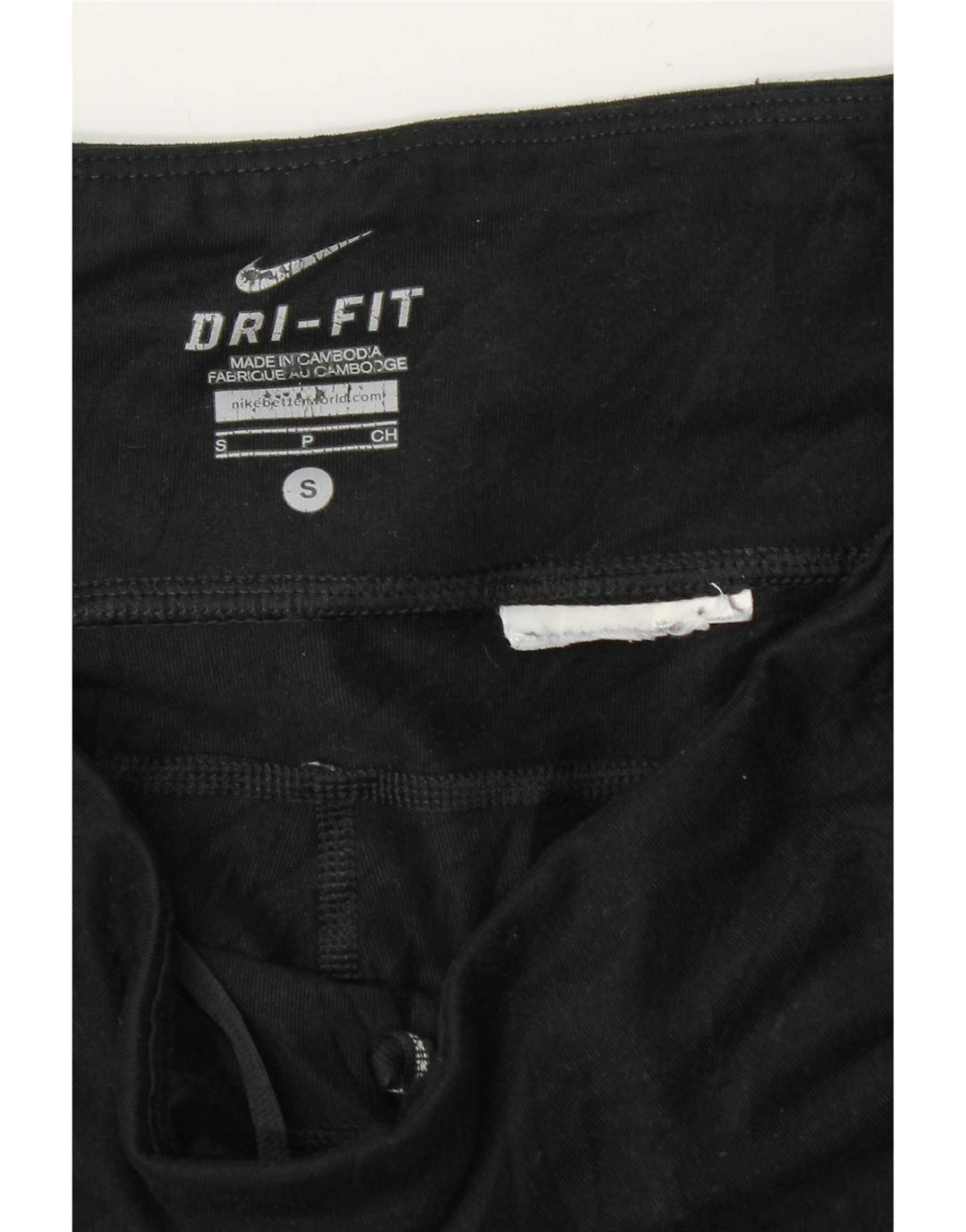 Женские леггинсы Nike UK 10, маленькие черные с цветными блоками