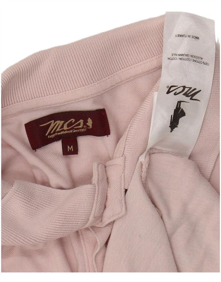 Мужская рубашка поло MARLBORO CLASSICS, хлопок среднего розового цвета