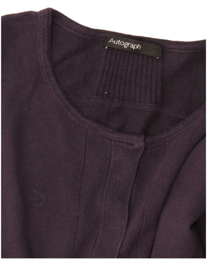 Женский кардиган Marks & Spencer UK 12, средний темно-синий
