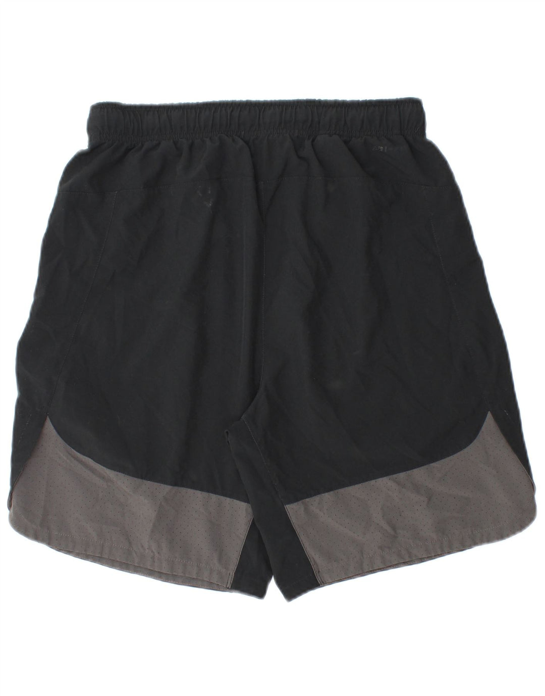 Мужские спортивные шорты Nike Dri Fit среднего размера, полиэстер с цветными блоками, средний черный