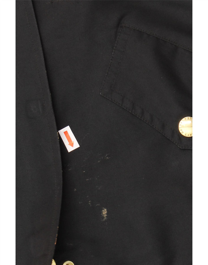 Женская куртка RALPH LAUREN UK 14, средний черный, полиэстер