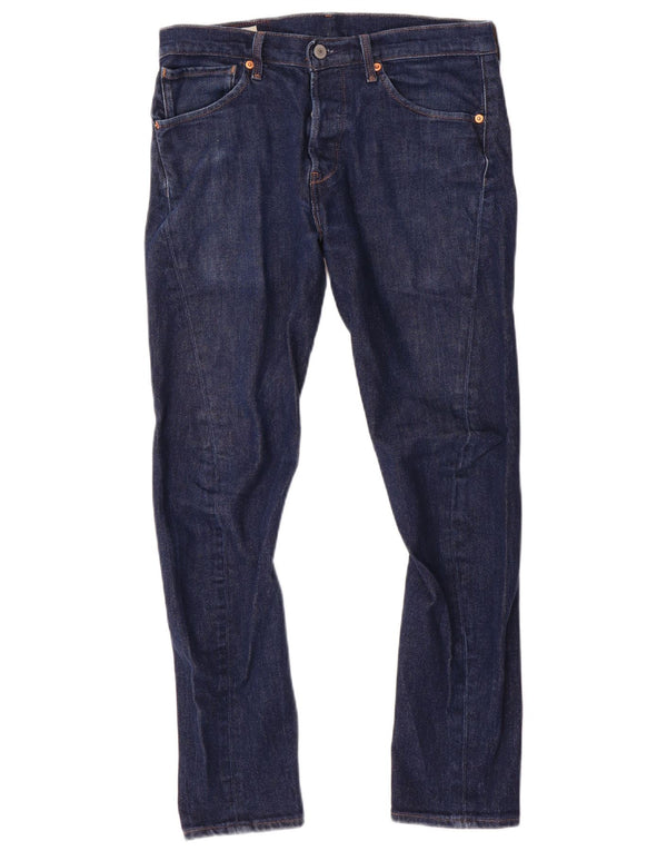 Мужские зауженные зауженные джинсы Levi's W30 L30 темно-синие