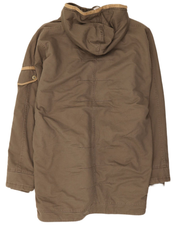 Мужская парка Helly Hansen с капюшоном UK 42 XL Коричневый хлопок