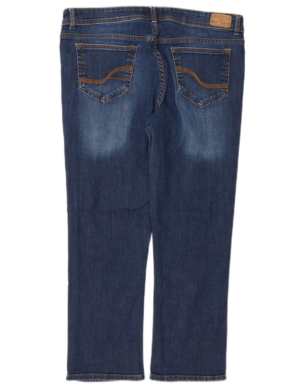 Женские укороченные джинсы FAT FACE UK 12, средние W32 L24, синие, хлопок