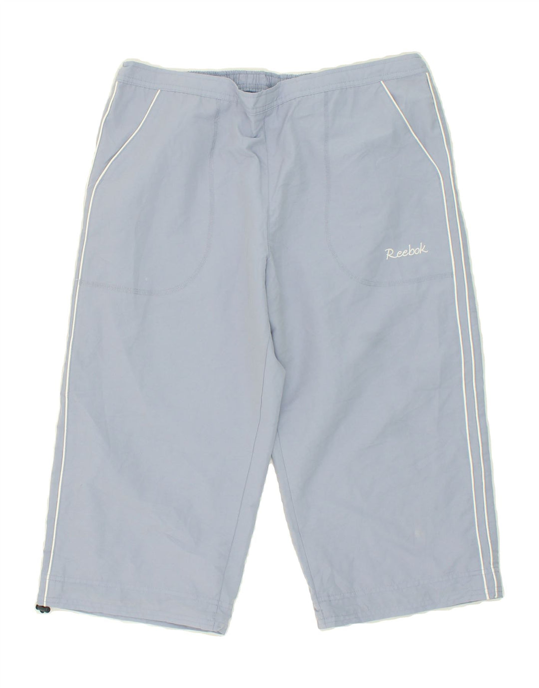 REEBOK Womens Bermuda Sport Shorts UK 16 Large Blue Polyester Vintage Reebok and Second-Hand Reebok from Messina Hembry 