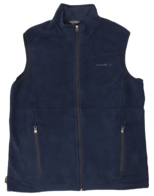 Мужской флисовый жилет Eddie Bauer UK 40, большой темно-синий, полиэстер