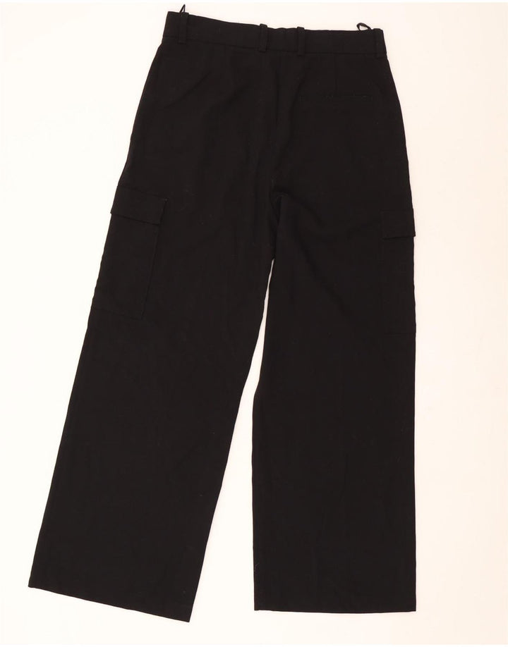 Женские прямые брюки карго Marks & Spencer UK 12 Medium W30 L30 черные
