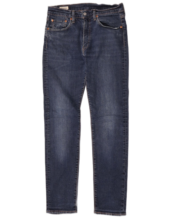 Мужские зауженные джинсы Levi's 502 W32 L34 синие, хлопок