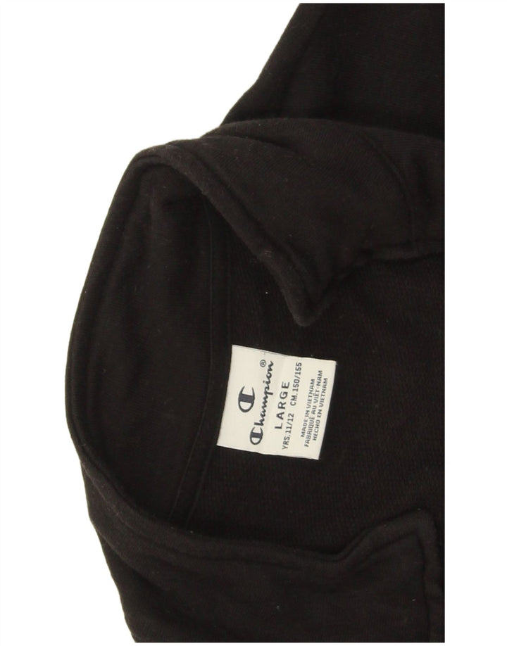 Спортивный костюм Champion для мальчиков с графическим рисунком, верхняя куртка, 11–12 лет, большая, черная