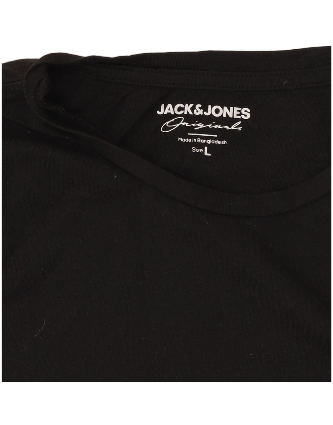 Мужская футболка Jack & Jones, большая черная