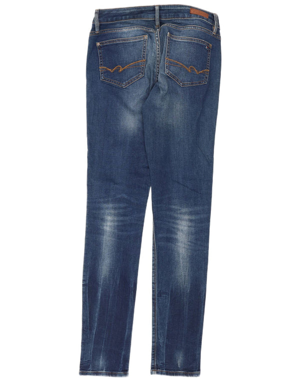 Женские узкие джинсы Tommy Hilfiger Milan с низкой талией W28 L34, синий хлопок