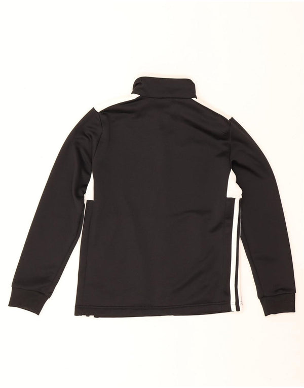 Спортивный костюм Adidas для мальчиков 11–12 лет, черный полиэстер с цветными блоками