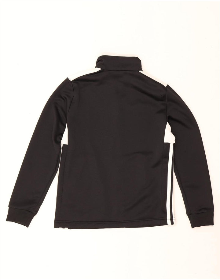 Спортивный костюм Adidas для мальчиков 11–12 лет, черный полиэстер с цветными блоками