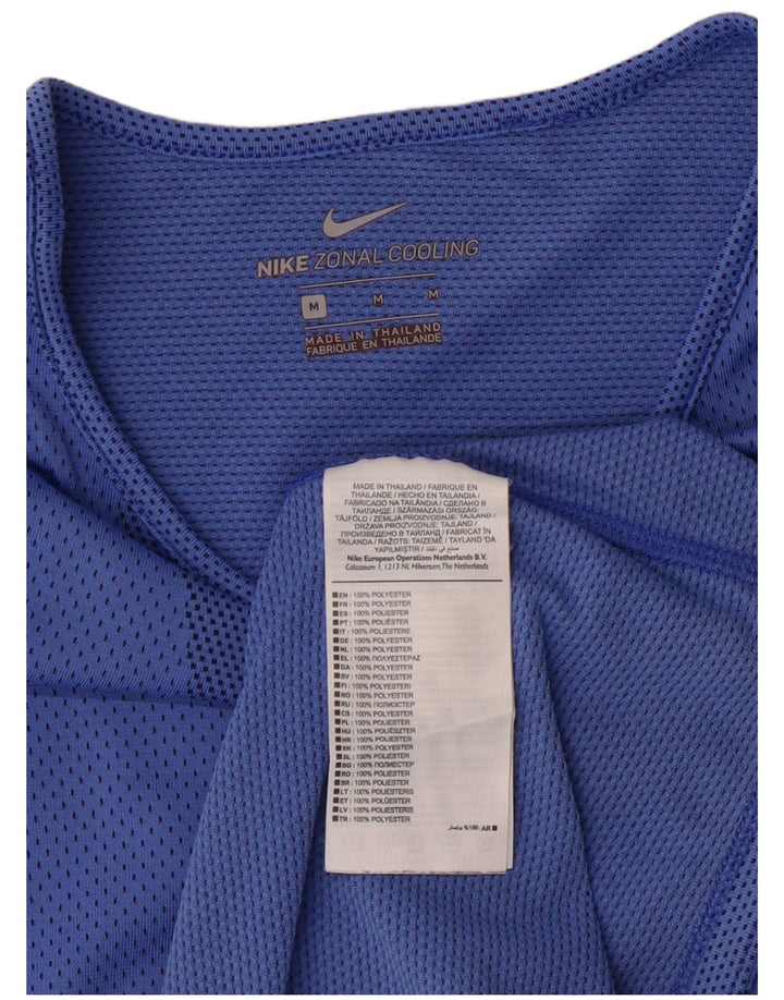 Женская футболка Nike Top UK 14, средний синий полиэстер