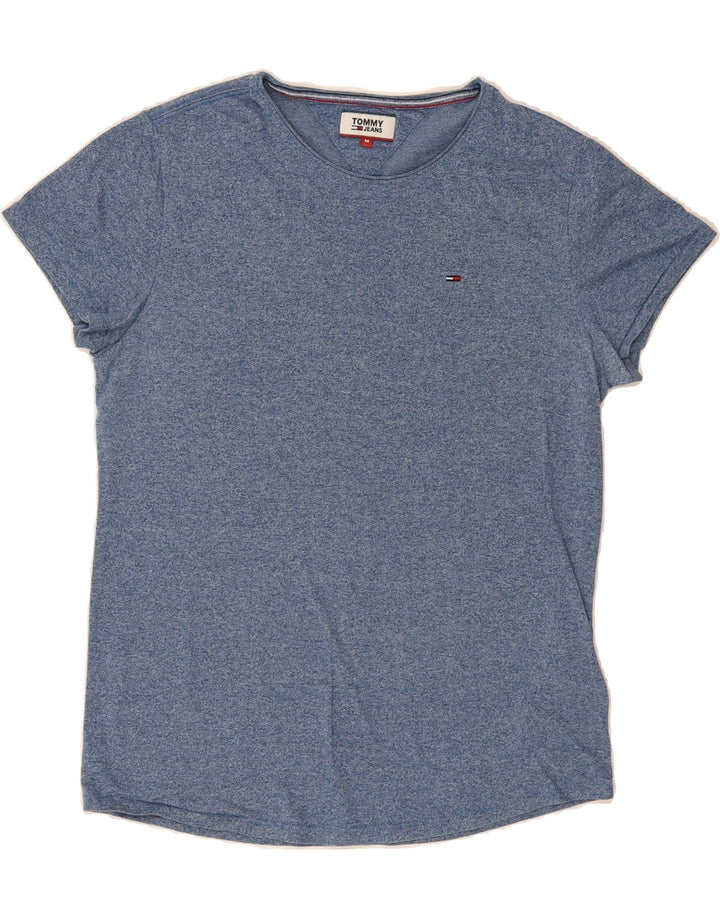 TOMMY HILFIGER Mens T-Shirt Top Medium Blue Cotton Vintage Tommy Hilfiger and Second-Hand Tommy Hilfiger from Messina Hembry 