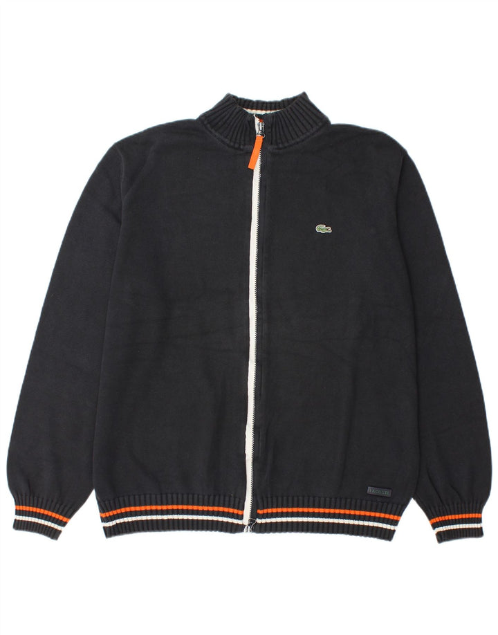 Мужской кардиган Lacoste, размер 8 3XL, черный
