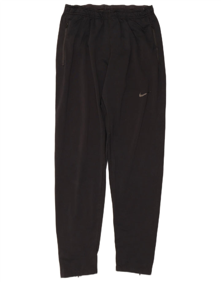 Мужские спортивные брюки Nike Dri Fit, средний черный полиэстер