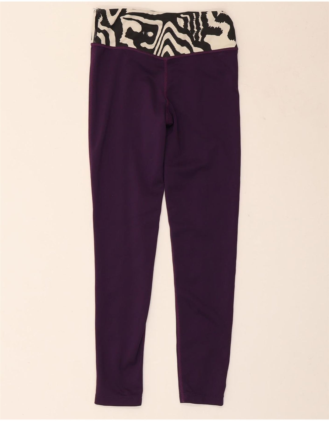 Обтягивающие леггинсы NIKE для девочек 10–11 лет, средний фиолетовый с животным принтом