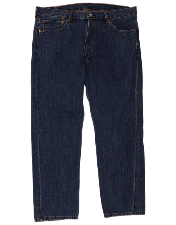 Мужские прямые джинсы Levi's 505 W40 L30 темно-синие, хлопок
