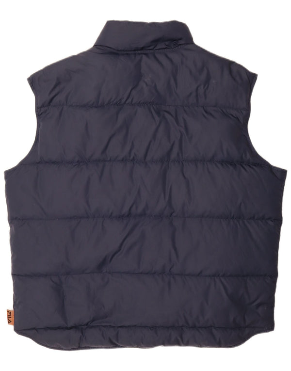 Мужской утепленный жилет Fila IT 56 XL темно-синий из полиамида